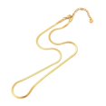 thumbnail image 2 of 304 Stainless Steel Snake Chain Necklaces Long-Lasting Plated Mixed Color 16.14 inch(41cm), 2 of 4