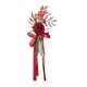 thumbnail image 2 of Arreglo floral y cintas para el banco del pasillo Respaldo de la silla del pasillo Floral para banquete Rojo, 2 of 9