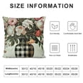 thumbnail image 5 of SHANXI White Black Throw Pillow Case Decorative Pillow Case 22x22in, 5 of 5