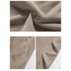 thumbnail image 5 of Puntoco Pantalones de jogging cargo con bolsillos y cintura elástica informales de diseño grueso y polar a la moda para hombre, 5 of 7