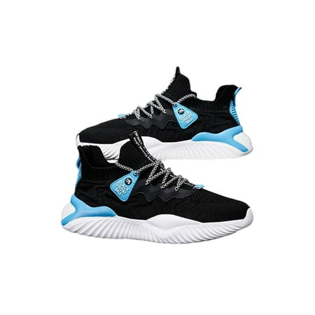 

Lacyhop Men Running Shoes Fitness Workout Sneakers Sport Athletic Shoe Walking Lightweight Trainers Non-Slip Breathable Black 9