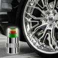thumbnail image 5 of Inerposs Tire Pressure Monitor Caps, 4 PCS Car Tire Pressure Valves, Stainless Steel Tire Pressure Alert, Universal Tire Pressure Monitoring System for Cars, Trucks, Motorcycles, 5 of 9