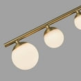 thumbnail image 3 of Kuzco Lighting Sf55525 Juniper 7" Wide Semi-Flush Linear Ceiling Fixture - Brushed Gold /, 3 of 7
