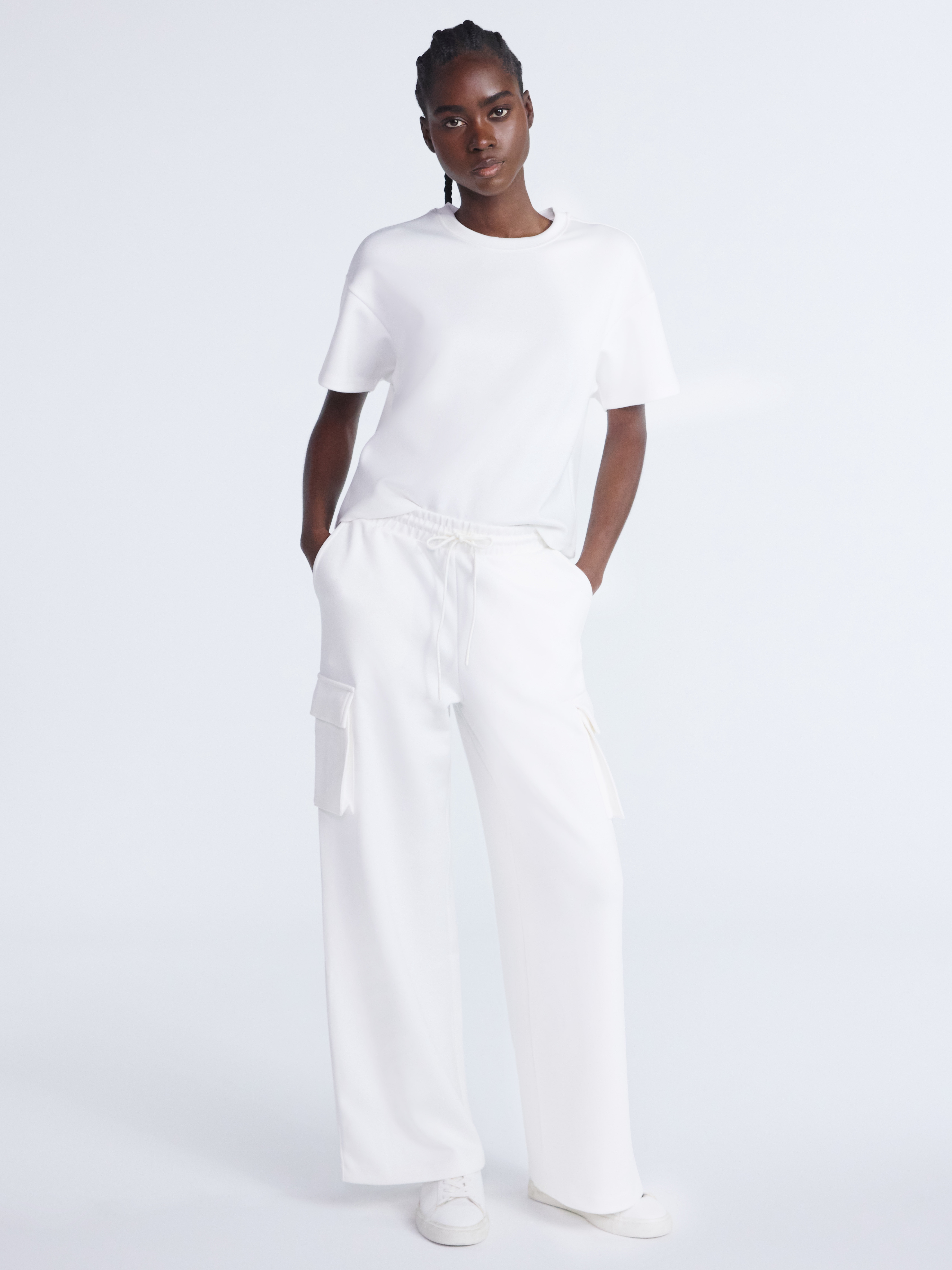 Scoop Women's and Women's Plus New Scubaknit Cargo Pants, Sizes XS-4X