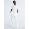 thumbnail image 3 of Scoop Women's and Women's Plus New Scubaknit Cargo Pants, Sizes XS-4X, 3 of 10