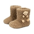 thumbnail image 2 of breaise Winter Snow Boots Kids Boys Girls Sherpa Fleece Lined Shoes Warm Fluffy Faux Fur Lining Bootie, 2 of 9