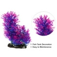 thumbnail image 3 of Unique Bargains 1 Pcs Aquarium Plants Tree Decorations Fish Tank Aquatic Plant Purple 6.3", 3 of 7