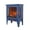 Blue, variant on 18" Electric Fireplace Heater, Freestanding Space Heater with 3D Realistic Flame, 1400W/700W, Overheat Protection, Classic Blue Indoor Electric Fireplace for Home Living Room Bedroom, Blue