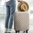 thumbnail image 2 of Beige Geometric Pattern Luggage Cover Fashion Suitcase Cover Baggage Covers Fit 25-28 Inch Luggage (Go Travel), 2 of 5