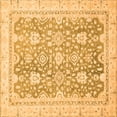 thumbnail image 1 of Ahgly Company Indoor Square Oriental Orange Traditional Area Rugs, 7' Square, 1 of 4