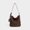Coffee, variant on Alikpop Vintage Woven Hobo Tote Bag Adjustable Shoulder Strap Crossbody Handbag For Women Off White