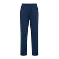 thumbnail image 3 of Ozmmyan Womens Fleece Wide Leg Sweatpants for Womens Drawstring Elastic Waist Baggy Lounge Pants with Pockets, 3 of 5