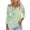 007 Multicolor, variant on Oplxuo Womens Summer Tops 3/4 Length Sleeve V Neck Shirts Dressy Casual Tunic Blouses Floral Cute Print Tee Shirt