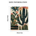 thumbnail image 2 of PRATYUS  Framed Canvas Wall Art Desert Oasis Mexican Cacti and Succulents Vintage Illustration Relax/Calm Warm Artwork, 2 of 5