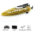 thumbnail image 3 of RC Boat, Light RC Racing Boat Stunt Tumbling  for Pool Blue,Yellow,Green, 3 of 7