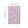 thumbnail image 3 of 12 Sheets Nail Art Stickers Self-adhesive Butterflies Nail Stickers Nail Decals, 3 of 8