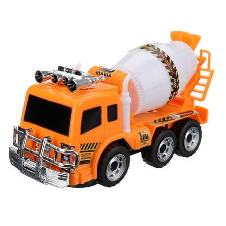 9.25*3.54*4.92 Inch Cute Cartoons Electric Cement Mixer Toy Car Multifunctional Engineering Vehicle Electronic Truck Car With Lights & Music Function Kid