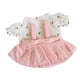 thumbnail image 5 of Ropa para muñecas de peluche de 20 cm, ropa para animales de peluche, camisa para muñecas con vestido, elegante, falda rosa, 5 of 9
