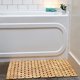thumbnail image 5 of 2X Alfombrilla de Baño de Bambú Almohadillas Antideslizantes de Silicona Alfombrillas de Baño de Madera Enrolladas Alfombrillas de Ducha con Decoración de Bambú Boho para Ducha, 5 of 5