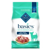 Blue Buffalo Basics Grain-Free Dry Dog Food, Small Breed Adult, Limited Ingredient Diet, Lamb, 11 lbs.