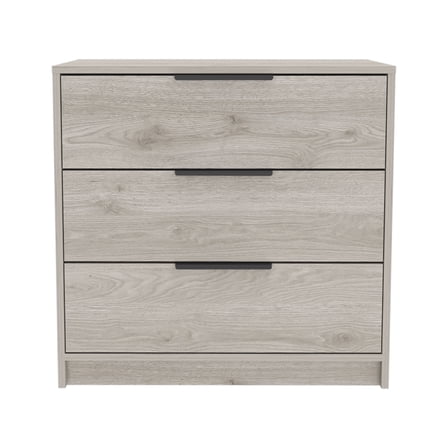 Newboti Furniture Kaia 3 Drawers Dresser, Superior Top -Light Gray 00128