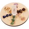 thumbnail image 3 of CHOK Crystal Gifts Metatrons Cube Crystal Grid Chakra Stone Set, 3 of 5