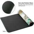 thumbnail image 3 of Gaming Mouse Pad Large Desk Mat,Desk Pad Extended Keyboard Pad,Anti-Slip Rubber Base Mouse Pad for Women Girls Work,Game,Office,Home 35.4"X15.7",Golden Butterfly and Green Flowers, 3 of 6