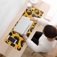 thumbnail image 3 of Long Mouse Pads for Desk,Yellow and Black Of Leopard Print Desk Mats on Top Of Desks, Desk Mouse Pad Extra Large with 3mm Non-Slip Base and Stitched Edge for Gaming,Office,Work,Home 31.5"x11.8", 3 of 6