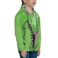 thumbnail image 3 of Kdxio CROCODILE HEAD Pattern Boys Athletic Unisex Boys Girls Hoodie with Pocket Sweatshirts-Large, 3 of 6