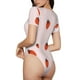 thumbnail image 2 of Balery Strawberry Body de cuello redondo de manga corta para mujer Tops de manga corta Tops básicos-Large, 2 of 7