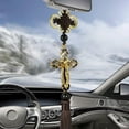 thumbnail image 6 of ROCKROK Tassel Cross Jesus Pendant Cartoon Car Rear-View Mirror Hanging Ornament, 6 of 10