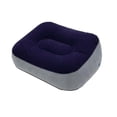 thumbnail image 3 of harper Foot Pad for Airplane Inflatable Travel Foot Rest Pillow Comfortable Concert Mat Blue Gray, 3 of 10