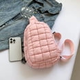 thumbnail image 4 of LHSHIDU Sling Bag Puffy Crossbody Purse for Women Fanny Pack Chest Bag Puffy Waist Bag, 4 of 6