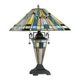 thumbnail image 2 of RADIANCE Goods Tiffany-Style 2 Light Mission Table Lamp 16" Shade, 2 of 6