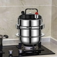 thumbnail image 3 of Abbracc Small 2L Pressure Cooker Travel Family Household Outdoor Cooking Pot Camping for, 3 of 5