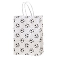 thumbnail image 3 of Bolsa de papel para recuerdo de fiesta de fútbol ​​bolsas de regalo con estampado de fútbol ​​bolsas de regalo con balón de fútbol ​​12 Uds., 3 of 8