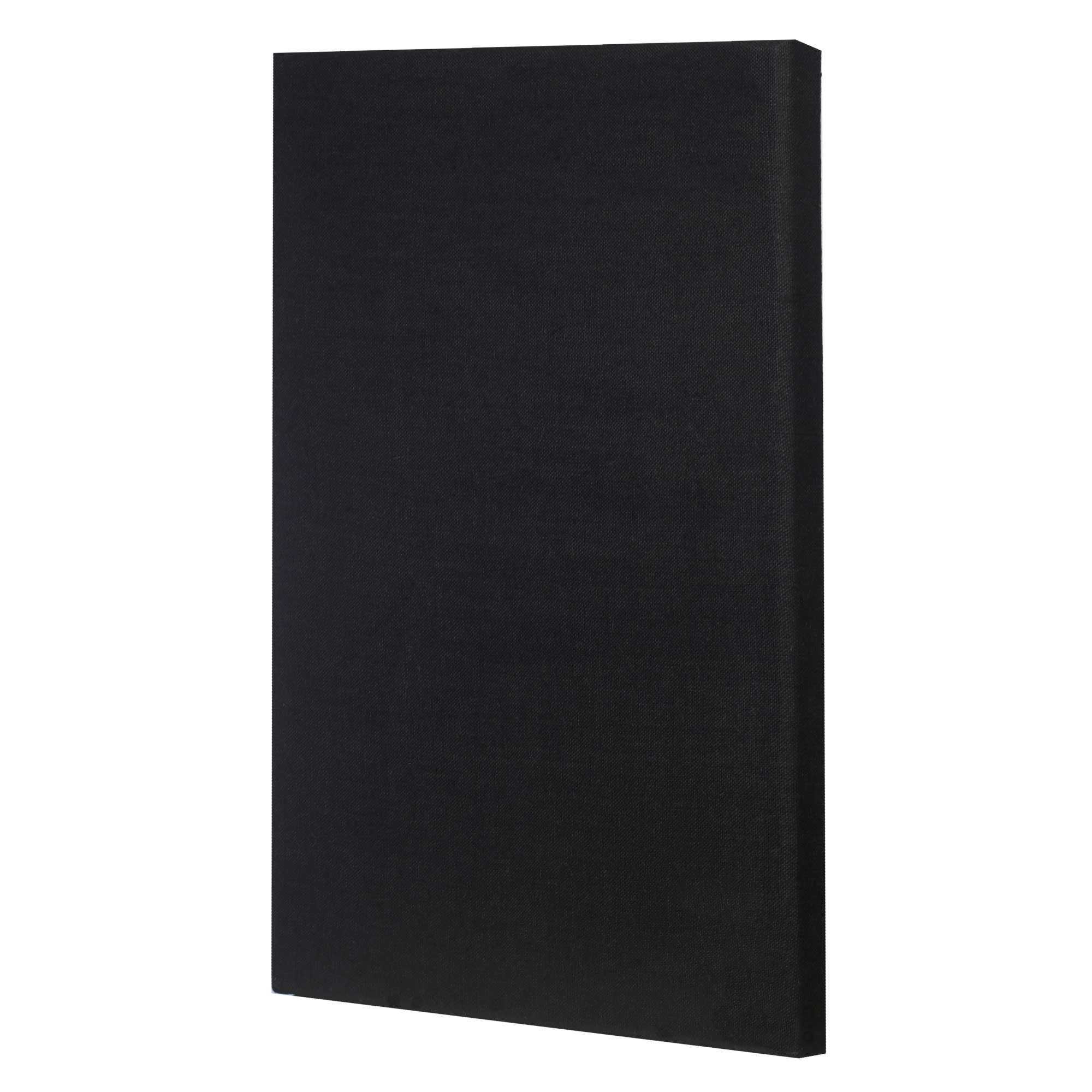 ATS Acoustics Sound Absorbing Acoustic Panel 24" x 36" x 2" Beveled Edge (Black)
