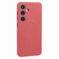 thumbnail image 1 of For Samsung Galaxy S25 Case Compatible with MagSafe Shockproof TPU Phone Cover - Camellia Red, 1 of 5