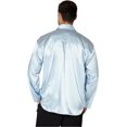 thumbnail image 2 of INTIMO Mens' Classic Satin Long Sleeve One Pocket Pajama Shirt Sleep Lounge Top, 2 of 5