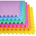 thumbnail image 6 of BalanceFrom Fitness 24 SqFt Interlocking EVA Foam Exercise Mat Tiles, Multi, 6 of 7