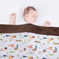 thumbnail image 3 of Manta para bebé Donsonny Forest Bear 76 x 102 cm Soft Minky, 3 of 7
