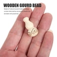 thumbnail image 3 of 200 Pcs Perles de Gourde Décoratives en Bois Accessoires de Rideau de Porte, 3 of 8