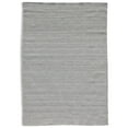 thumbnail image 2 of Tufty Home Coastal Hand Woven Area Rug Grey & Ivory Flatweave Lattice Wool Rug 3' x 5', 2 of 5