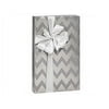 Grey Chevron STripes Birthday / Special Occasion Gift Wrap Wrapping Paper-16ft