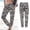 Grey, variant on Women High Waist Printing Easy Trousers Long Pants Boho Beach Pockets Pants Waist Printing Boho Women Easy Pockets High Pants Beach Trousers Pants Long Pants