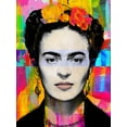 thumbnail image 4 of Stephen Chambers 19x24 Black Ornate Wood Framed With Double Matting Wall Art Titled - Frida, 4 of 6