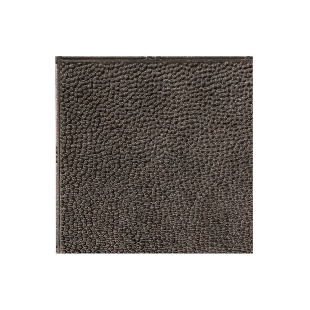 Fasade Easy Installation Border Fill Smoked Pewter Glue Up Ceiling Tile/ Ceiling Panel (12" X 12" Sample)