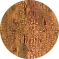 thumbnail image 1 of Ahgly Company Indoor Round Oriental Orange Industrial Area Rugs, 8' Round, 1 of 4