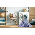 thumbnail image 2 of Ahgly Company Tapis Rond Lavable en Machine Intérieur Transitionnel Bleu Céleste, 5 Pieds Rond, 2 of 7