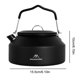 thumbnail image 4 of Hervidor de agua ultraligero portátil de 1,4 L, suministros turísticos, vajilla, café, negro, 4 of 5
